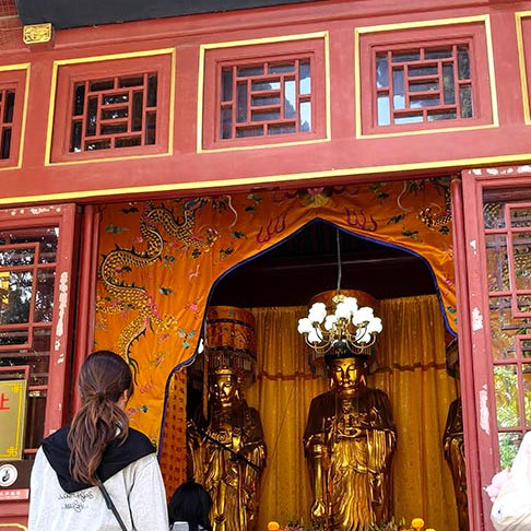 Zhanshan Temple, Qingdao, Shandong province, China วัดจ้านซาน, ชิงเต่า มณฑลชานตง ประเทศจีน