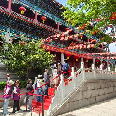 Zhanshan Temple, Qingdao, Shandong province, China วัดจ้านซาน, ชิงเต่า มณฑลชานตง ประเทศจีน