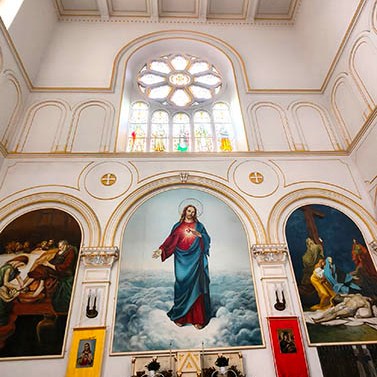 St. Michael's Cathedral, Qingdao, Shandong province, China มหาวิหารเซนต์ไมเคิล, ชิงเต่า มณฑลชานตง ประเทศจีน