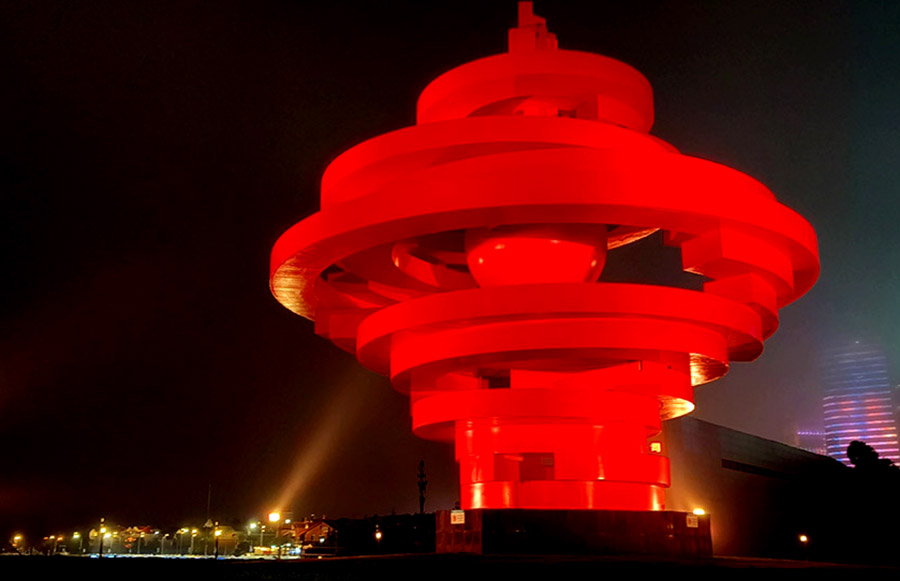 May the 4th square, Qingdao, Shandong province, China จัตุรัส 4 พฤษภาคม, ชิงเต่า มณฑลชานตง ประเทศจีน