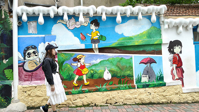 Longjiang road, Qingdao, Shandong province, China , ถนนหลงเจียง ชิงเต่า มณฑลชานตง ประเทศจีน