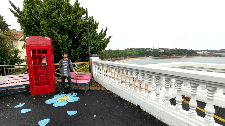 park in Badaguan sanatorium, Qingdao, Shandong province, China สวนในสถานพักฟื้น ที่ปาต้ากวน ชิงเต่า มณฑลชานตง ประเทศจีน