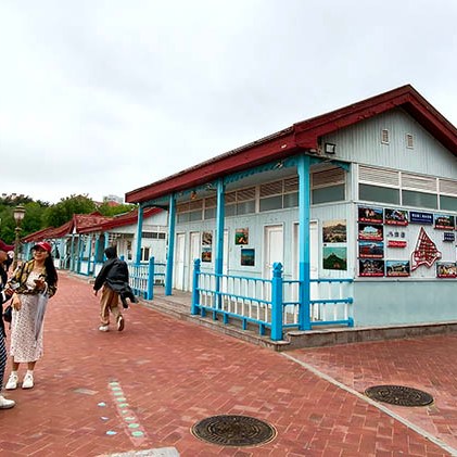 Qingdao no.2 bathing beach, Badaguan, Qingdao, Shandong province, China หาดหมายเลข 2 ปาต้ากวน ชิงเต่า มณฑลชานตง ประเทศจีน