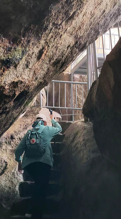 Mitian Cave, Yangkou, Laoshan National Park, Qingdao, Shandong province, China ถ้ำมี่เทียน หยางโข่ว อุทยานแห่งชาติเหลาซาน ชิงเต่า มณฑลชานตง ประเทศจีน