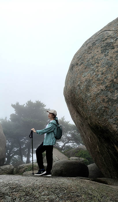 Yangkou, Laoshan National Park, Qingdao, Shandong province, China หยางโข่ว อุทยานแห่งชาติเหลาซาน ชิงเต่า มณฑลชานตง ประเทศจีน